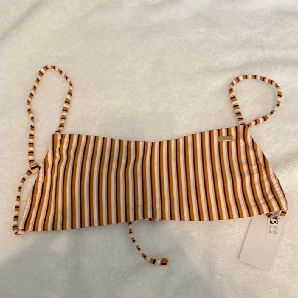 Roxy Multicolor Striped Bikini Top